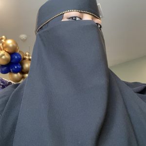 Single Line Gold Stone Niqab