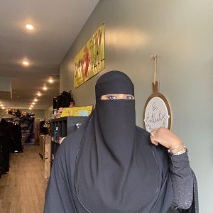 Black Plain Niqab