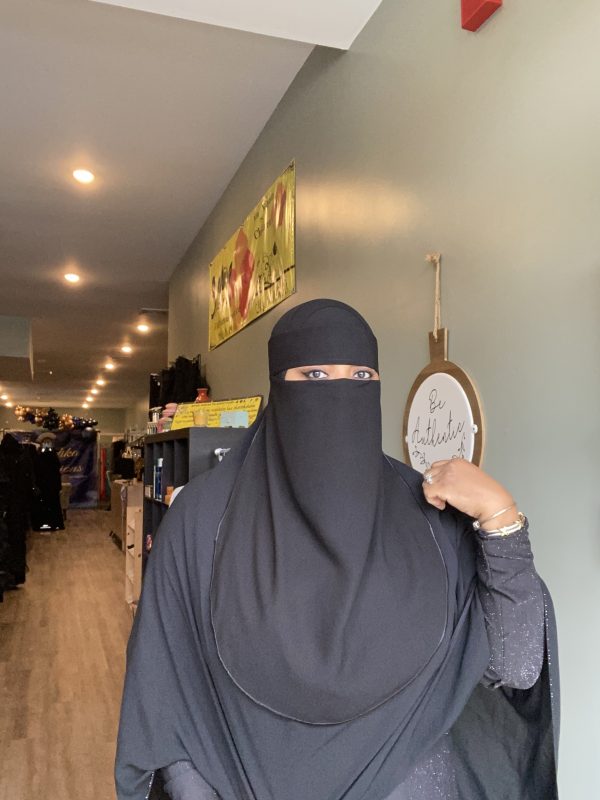 Black Plain Niqab