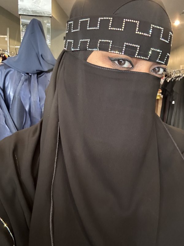 Iridescent  Box Stone Niqab - Image 2