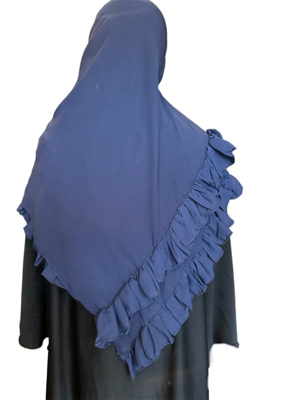 Double Ruffled Blue Shaylah
