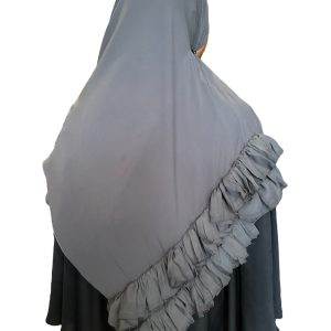 Double Ruffled Grey Shaylah