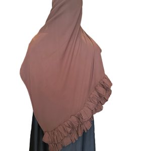 Double Ruffled Brown Shaylah