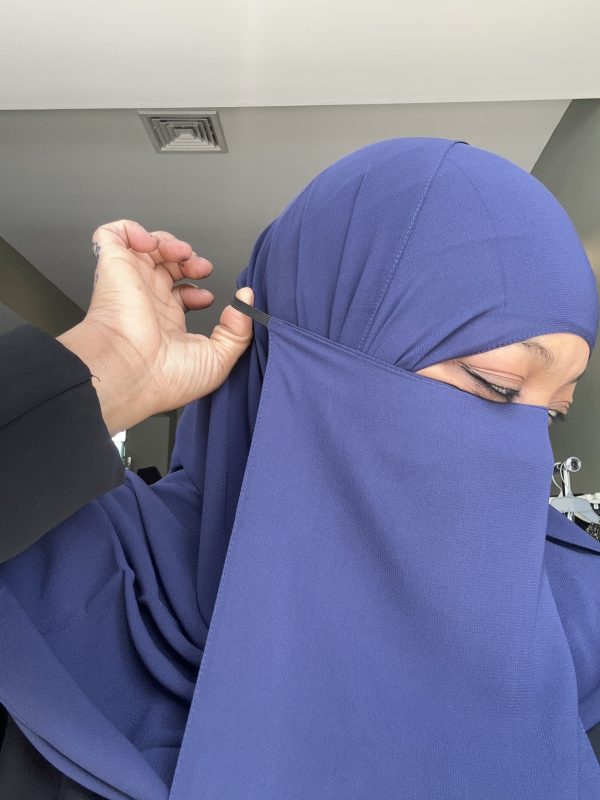 Half Niqab Blue - Image 2