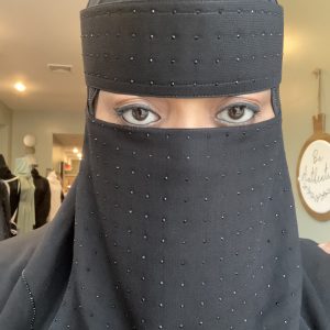 Full Random Stone Face Niqab