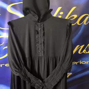 Ruffle Neck Tier Abiyah Black