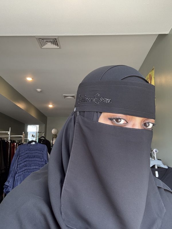 Bedoon Essm Rhinestone Signature Niqab - Image 5