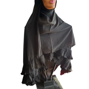 Black Pleated Shaylah