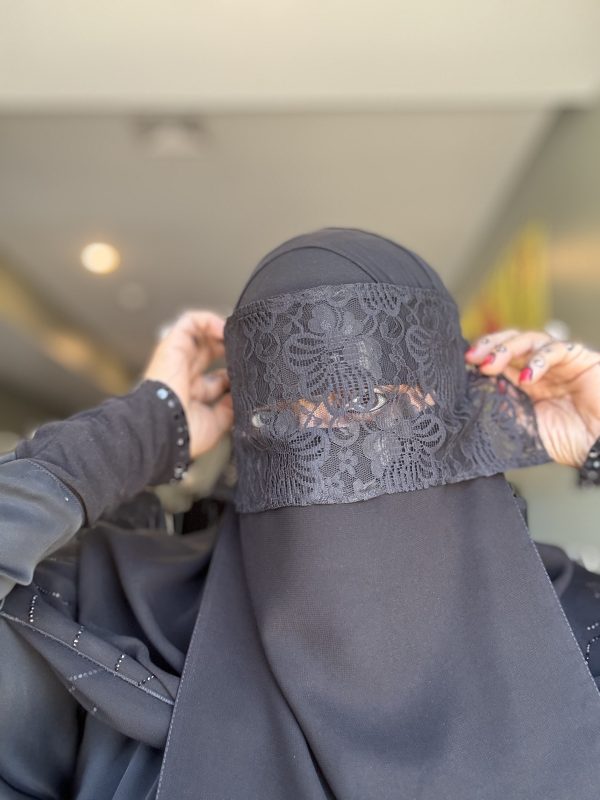 Flower Lace Screen Niqab