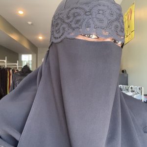 Swirl Lace makeup Niqab