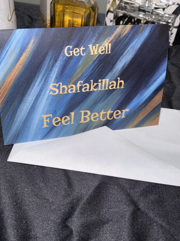 Get Well- Shafakillah Greeting Card
