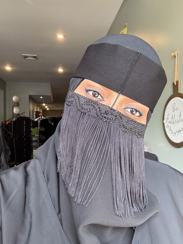 Short Fringe Niqab Overlay - Image 3