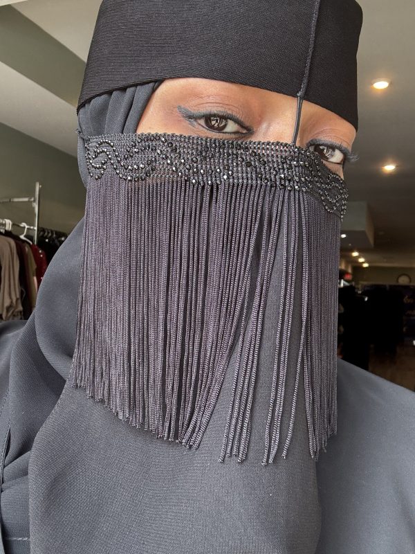 Short Fringe Niqab Overlay - Image 2