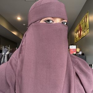 Plain Brown Shaylah & Niqab Set