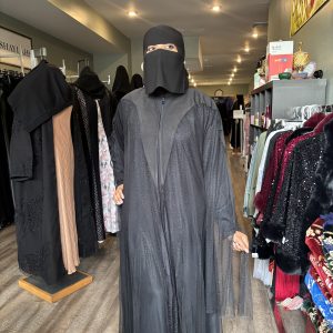 Tulle Stone Duster (Black & Blue)