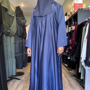 Pinch Line Zip Abiyah (Blue & Brown)