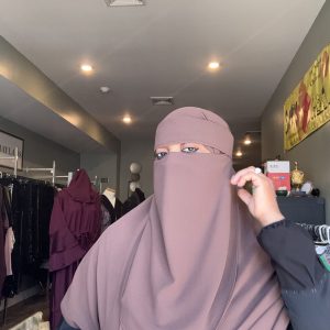 Light Brown Khimar & Niqab Set